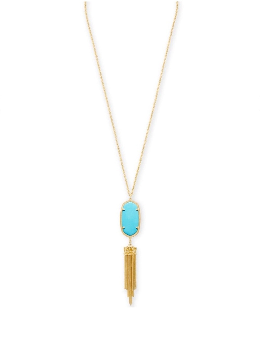 KENDRA SCOTT Rayne Pendant Necklace Turquoise